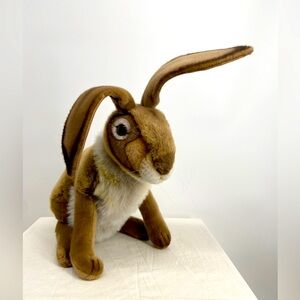 Hansa Stuffed Plus Rabbit Hare Vintage 2010‎ tall